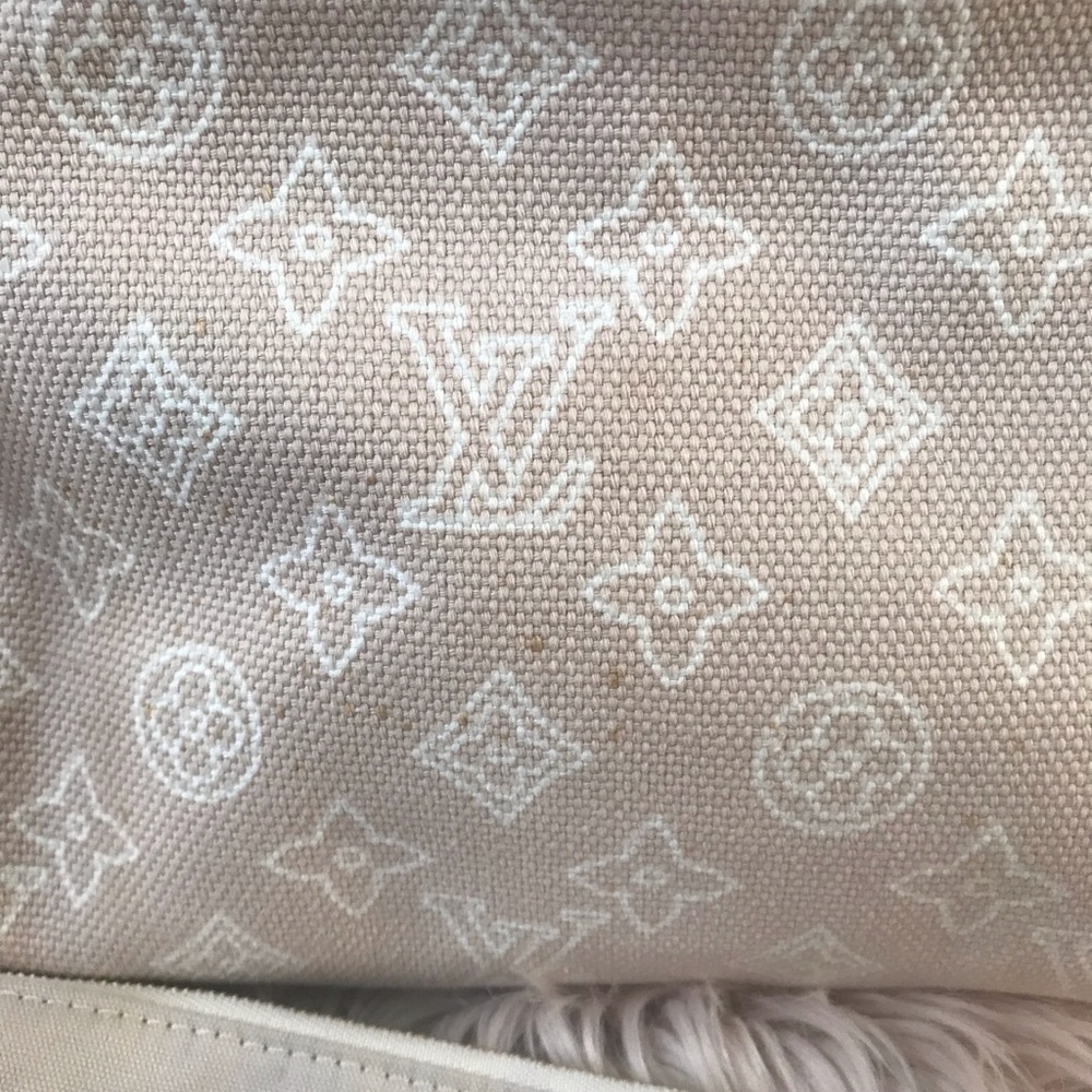 Sold out !!!Authentic Louis Vuitton LV Tote Bag Cabas Ipanema GM Pink Line bag. - Picture 5 of 16